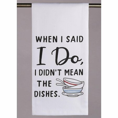 TARIFA When I Said I Do Kitchen Towel, 4PK TA3691836